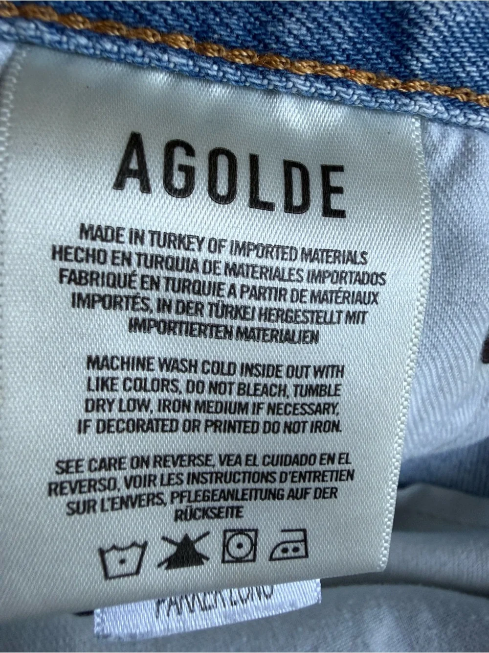 Agolde Parker Long Shorts